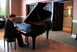 Glenn performs a selection from his own arrangement of a Johann Strauss Waltz Medley, at the AmateurPianists San Diego recital in May 2012.