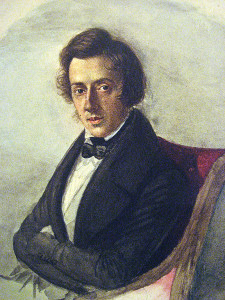 Frederic Chopin Painted Portrait