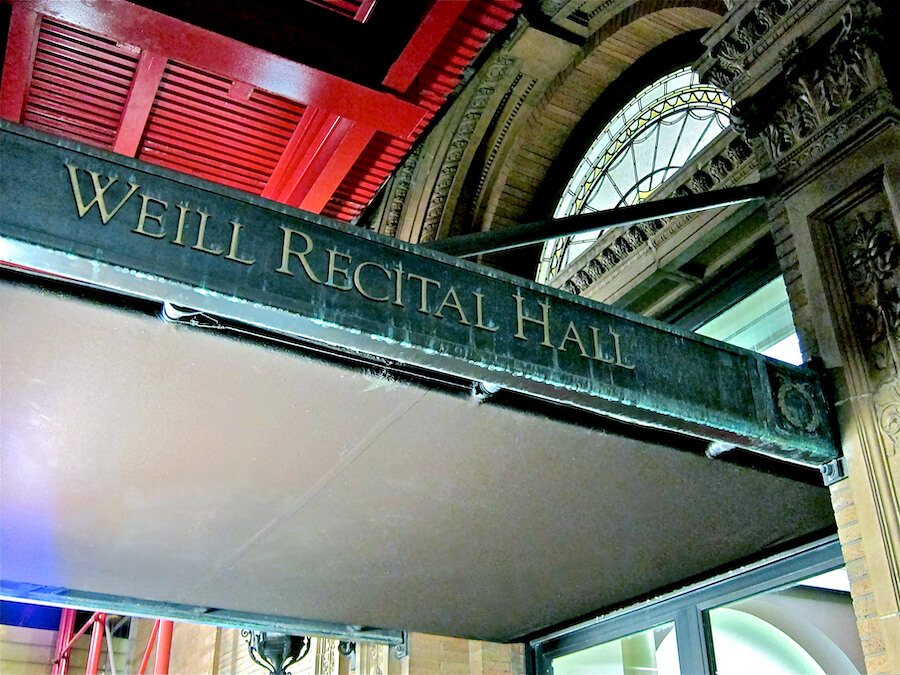 Weil Recital Hall Entrance